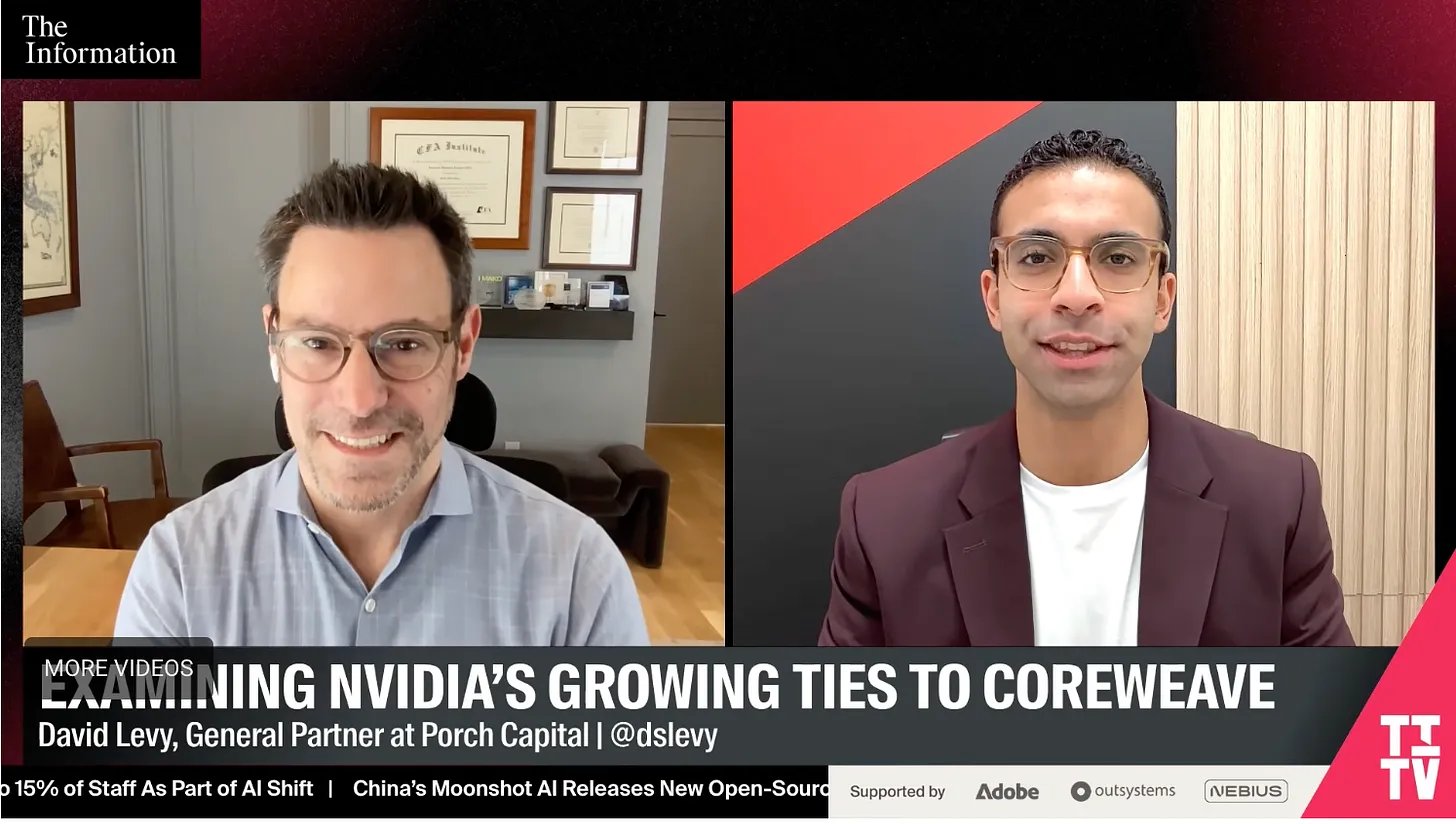 Nvidia's Investment in CoreWeave — The Information TV